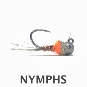 6 Pack Choice of Sizes TroutfliesUK Black Hopper Trout Flies Black HACKLED For Fly Fishing